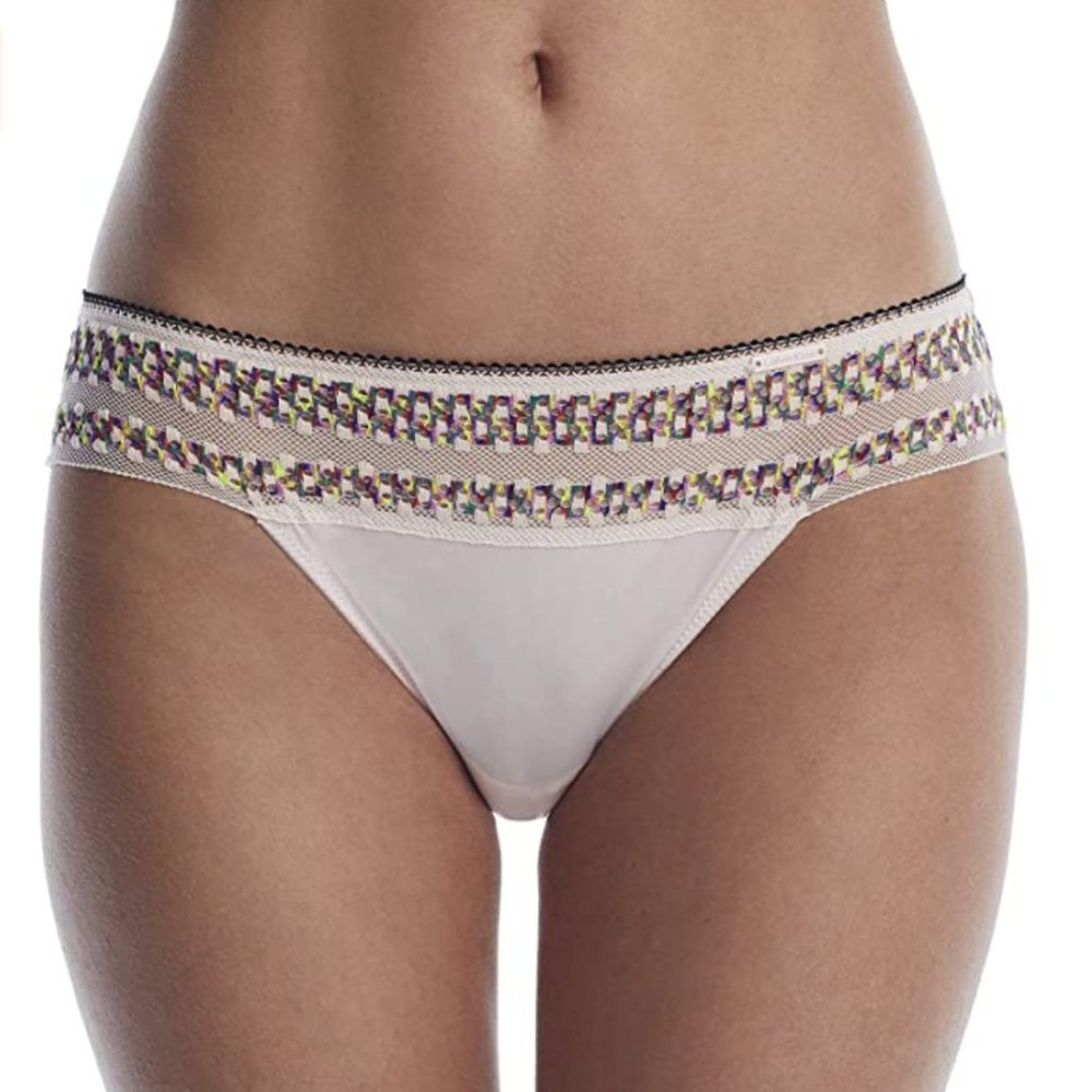 Calvin Klein Women's Stripe Lace Bikini Underwear QF5875 - Picture 8 of 9